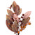 Vickerman 22" Green Brown Artificial Leaf Wreath