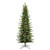Vickerman 7.5' x 38" Moutauk Pine Artificial Christmas Pencil Tree Multi-colored LED lights