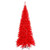 Vickerman 9' Red Fir Slim Artificial Christmas Tree Red Dura-lit LED Lights