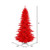 Vickerman 9' Red Fir Artificial Christmas Tree Red Dura-lit LED Lights