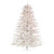  Vickerman 4.5' x 43" Flocked Pistol Pine Artificial Pre-lit Christmas Tree Warm White 3mm LED Lights 