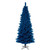 Vickerman 9' x 46" Flocked Turquoise Fir Artificial Unlit Slim Christmas Tree
