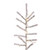Vickerman 9' x 73" Flocked Pistol Pine Artificial Pre-lit Christmas Tree Warm White 3mm LED Lights
