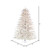  Vickerman 9' x 73" Flocked Pistol Pine Artificial Pre-lit Christmas Tree Warm White 3mm LED Lights 
