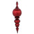 Vickerman 28" Burgundy Shiny Finial Christmas Ornament