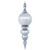 Vickerman 28" Pewter Shiny Finial Christmas Ornament