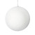 Vickerman 4" White Flocked Ball Christmas Ornament 6 per bag