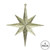 Vickerman 8" Gold Iridescent Glitter Bethlehem Star Christmas Ornament 4 per Box
