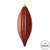 Vickerman 8" Burgundy Shiny Line Finial Christmas Ornament Pack of 4