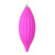  Vickerman 8" Fuchsia Matte Line Finial Christmas Ornament Pack of 4 