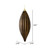 Vickerman 8" Chocolate Shiny Line Finial Christmas Ornament Pack of 4