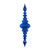 Vickerman 41" Blue Shiny Finial Christmas Ornament