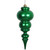 Vickerman 14" Green Matte Finial Christmas Ornament