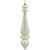 Vickerman 14" Champagne Shiny Finial Drop Christmas Ornament Pack of 2