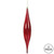 Vickerman 13" Wine Mercury Rain Drop Christmas Ornament Pack of 2