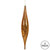 Vickerman 13" Copper Mercury Rain Drop Christmas Ornament Pack of 2