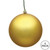  Vickerman 4.75" Gold Matte Ball Christmas Ornament 4 per Bag 