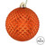 Vickerman 4" Burnished Orange Durian Glitter Ball Christmas Ornament 6 per Bag
