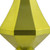 Vickerman 8" Lime Candy Finish Diamond Finial Christmas Ornament Pack of 2