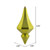  Vickerman 8" Lime Candy Finish Diamond Finial Christmas Ornament Pack of 2 