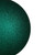 Vickerman 10" Dark Teal Glitter Ball Christmas Ornament