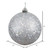 Vickerman 12" Silver Sequin Ball Christmas Ornament