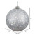 Vickerman 12" Silver Sequin Ball Christmas Ornament