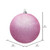 Vickerman 15.75" Pink Glitter Ball Christmas Ornament