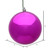 Vickerman 3" Fuchsia Shiny Ball Christmas Ornament 32 per Box