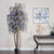  Vickerman 7' Artificial Purple Wisteria Tree in Black Planters Pot 