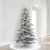 Vickerman 8.5' Flocked Sierra Fir Artificial Christmas Tree Multi-Colored LED Dura-Lit lights