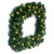  Vickerman 24" Oregon Fir Artificial Christmas Square Wreath Warm White LED Lights 