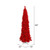 Vickerman 9' Flocked Red Pencil Fir Artificial Christmas Tree Unlit