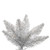 Vickerman 7.5' Silver Tinsel Fir Artificial Christmas Tree Unlit