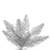 Vickerman 12' Silver Tinsel Fir Artificial Christmas Tree Warm White Dura-lit LED Lights