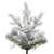 Vickerman 6.5' x 39" Flocked Kiana Artificial Christmas Tree with Warm White LED Lights