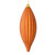 Vickerman 8" Copper Matte Line Finial Christmas Ornament Pack of 4