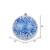 Vickerman 10" Blue Glitter Hail Ball Christmas Ornament