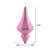 Vickerman 8" Pink Candy Finish Diamond Finial Christmas Ornament Pack of 2