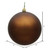  Vickerman 8" Mocha Matte Ball Christmas Ornament 