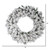 Vickerman 48" Flocked Snow Ridge Artificial Christmas Wreath Unlit