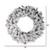 Vickerman 36" Flocked Snow Ridge Artificial Christmas Wreath Unlit
