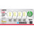 Satco S12436 Modern LED efficiency Clear A19 Light Bulb