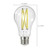 Satco S12442 Dimmable Clear A19 LED Versatile Light Bulb