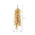 Vickerman 30" Artificial Brown Salix Leaf Hanging Bush Pack of 2