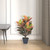 Vickerman 30" Artificial Croton Real Touch Potted Plant
