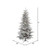  Vickerman 8.5' Flocked Sierra Fir Slim Artificial Christmas Tree Multi-Colored LED Dura-Lit lights 