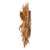 Vickerman 24" Gold Artificial Gardenia Glitter Wreath