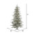  Vickerman 10' Flocked Sierra Fir Slim Artificial Christmas Tree 1100 Pure White LED lights 