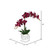 Vickerman 22" Artificial Potted Real Touch Dark Purple Phalaenopsis Spray